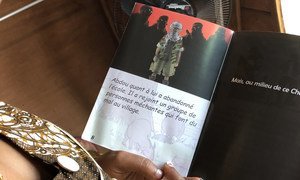 A cartoon book warns young Cameroonians of the dangers of radicalization. (January 2019)