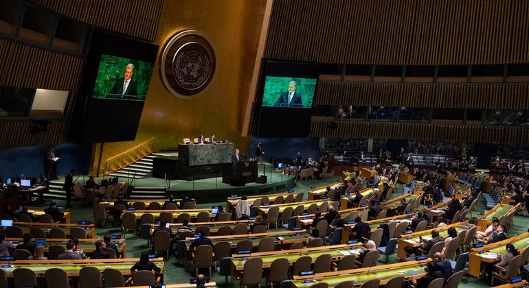 António Guterres lembrou que a Declaração ONU 75 reforça a necessidade de manter os valores da Carta da ONU vivos