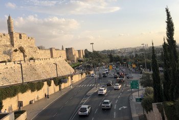 耶路撒冷老城的交通。