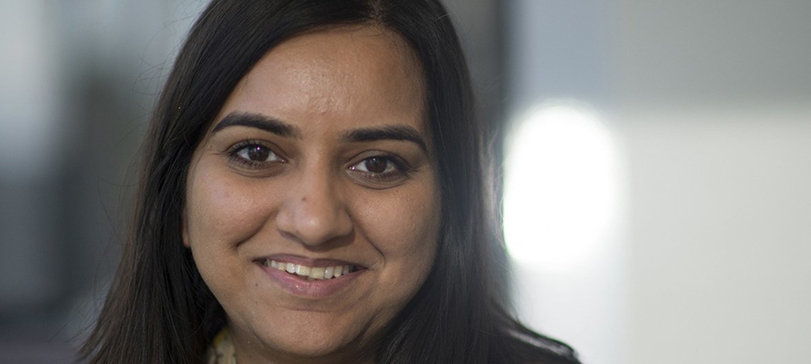 Kriti Sharma, un de las integrantes del equipo de Jóvenes Líderes para los Objetivos de Desarrollo Sostenible.