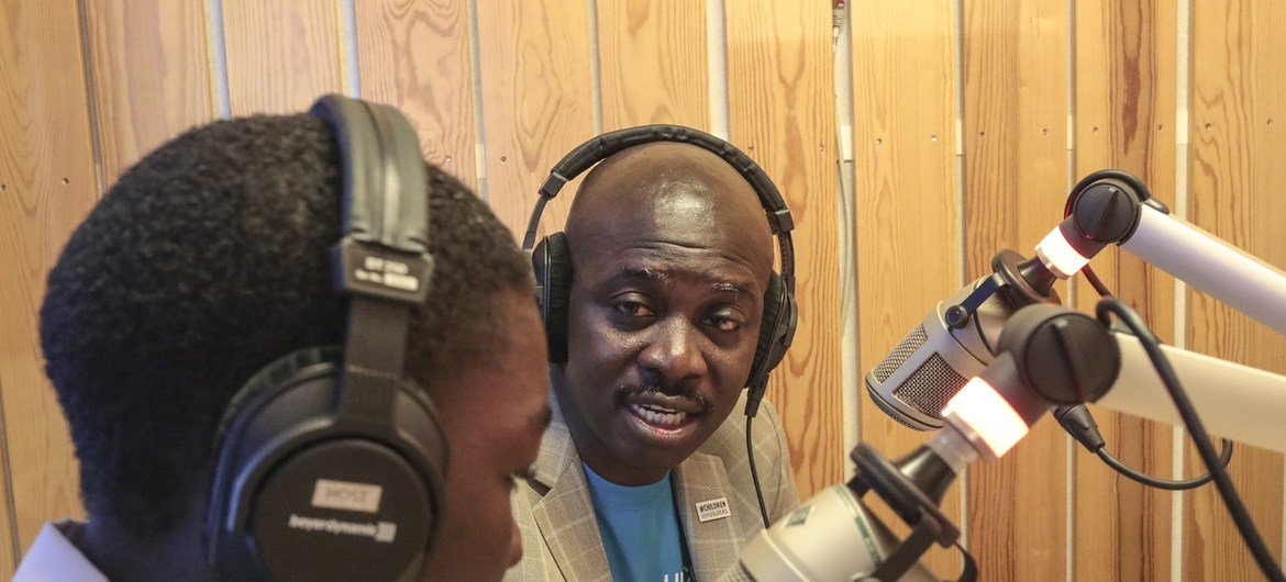 Periodistas de Radio Miraya e Sudán del Sur.