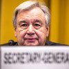 United Nations Secretary-General António Guterres addresses the Conference on Disarmament's High-Level Segment 2019, Palais des Nations, 25 February 2019.