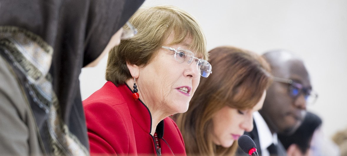 La Alta Comisionada para los Derechos Humanos, Michelle Bachelet, participa en la apertura del 40° período de sesiones del Consejo de Derechos Humanos de la ONU.