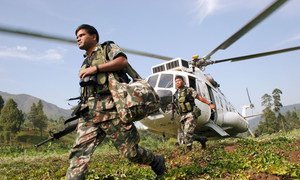 बुरुंडी में शांतिरक्षा अभियान में शामिल नेपाली शांति सैनिक जो सुरक्षा व्यवस्था को संभालने के काम में जुटे हैं.