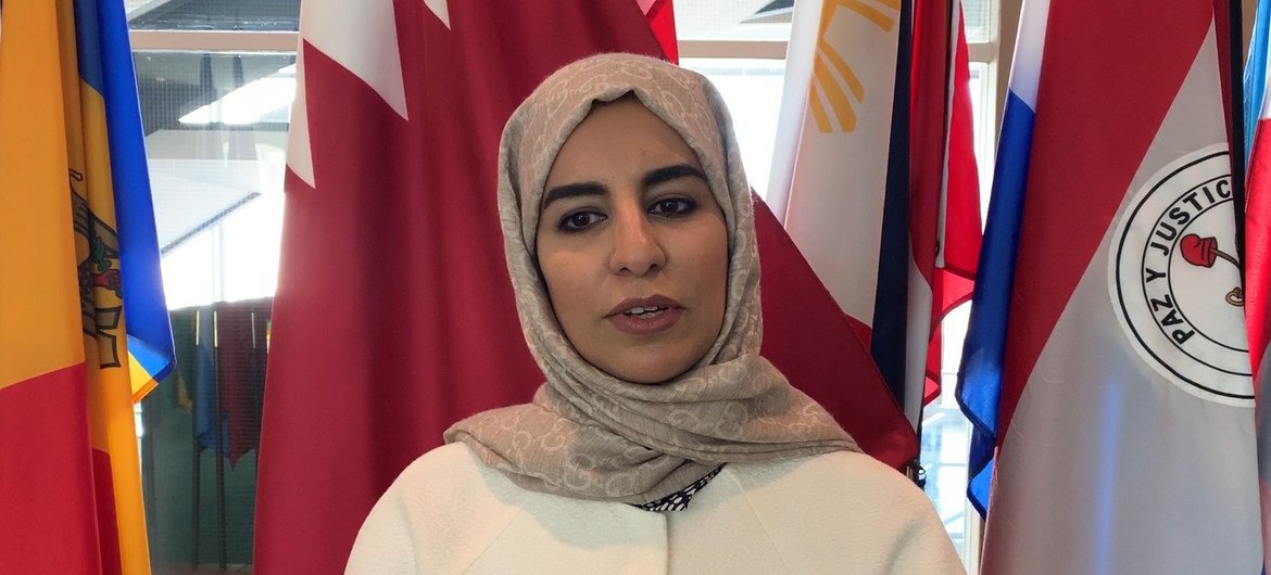 قالت ريم بنت محمد المنصوري عضوة مجلس الشورى القطري خلال حوار مع أخبار الأمم المتحدة.