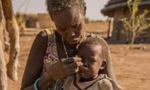 Em muitas regiões do Sudão do Sul os níveis de desnutrição continuam críticos. 