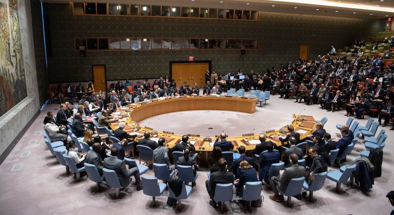 Reunião no Conselho de Segurança