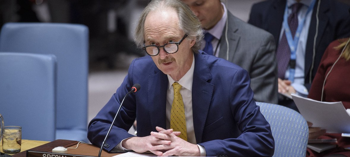 Special Envoy Geir O. Pederson updates the Security Council on the situation in Syria.
