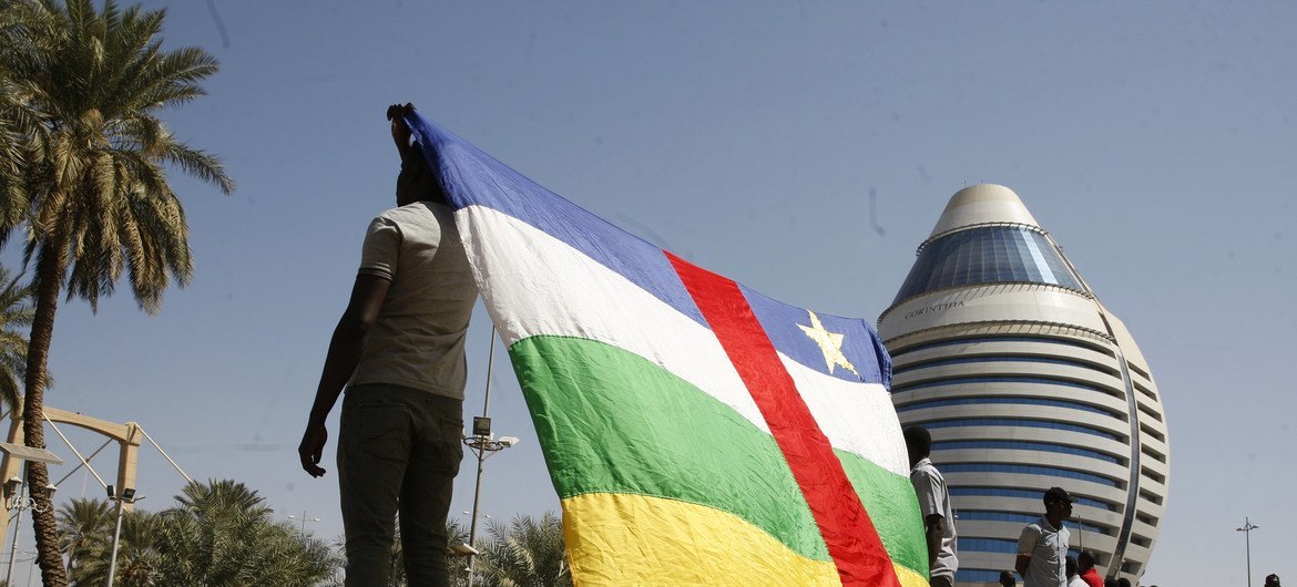 Ceremonia del acuerdo de paz en la República Centroafricana.