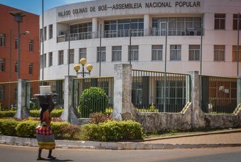 The headquarters of the Guinea-Bissau National Assembly in Bissau.