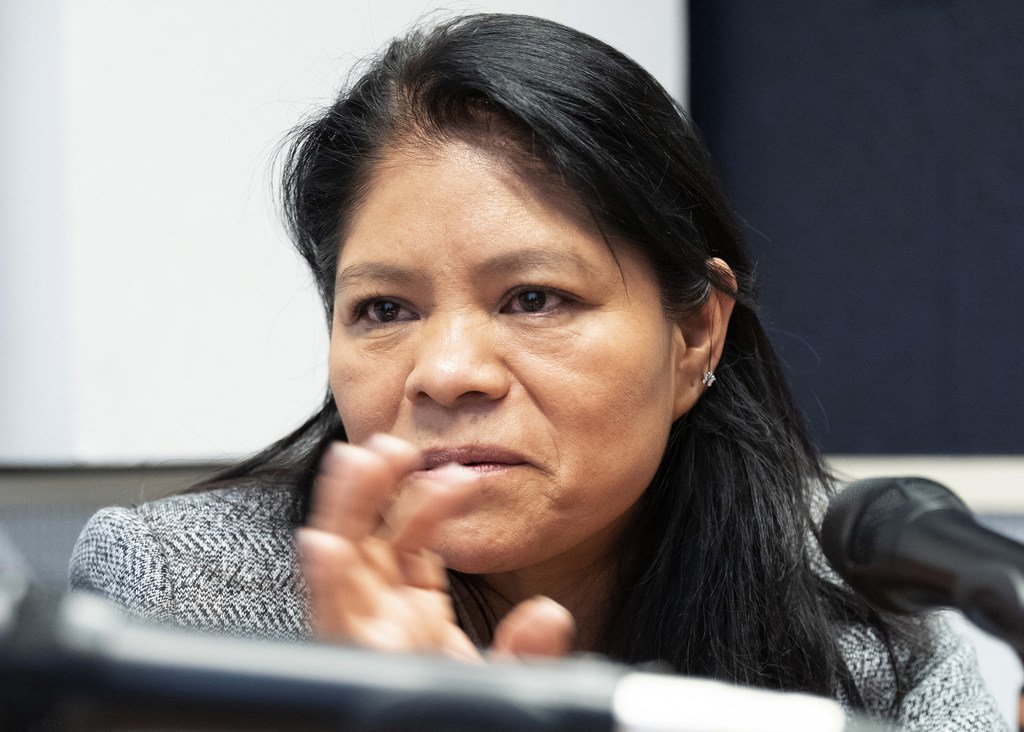 Marcelina Bautista, fundadora del Sindicato Nacional de Trabajadores y Trabajadoras del Hogar en México