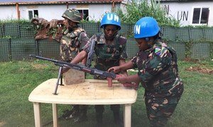 Tanzania female peacekeepers serving with MONUSCO’s Force Intervention Brigade (FIB) contingent in Beni’s area of Mavivi in DRC’s North Kivu province have been taking part in both security patrols as well as empowering the community with income generating skills.