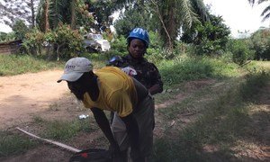 Tanzania women peacekeepers serving with MONUSCO’s Force Intervention Brigade (FIB) contingent in Beni’s area of Mavivi in DRC’s North Kivu province have been taking part in both security patrols as well as empowering the community with income generating skills.