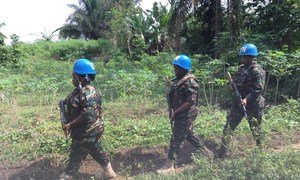 Tanzania female peacekeepers serving with MONUSCO’s Force Intervention Brigade (FIB) contingent in Beni’s area of Mavivi in DRC’s North Kivu province have been taking part in both security patrols as well as empowering the community with income generating skills. 