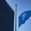 تنكيس علم الأمم المتحدة في المقر الدائم في نيويورك، حدادا على أرواح من لقوا مصرعهم في حادث تحطم طائرة شركة الطيران الإثيوبية يوم الأحد 10 مارس آذار 2019.