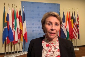 السيدة نزيهة العبيدي وزيرة المرأة والأسرة والطفولة وكبار السن في تونس، خلال حوار مع اخبار الأمم المتحدة.