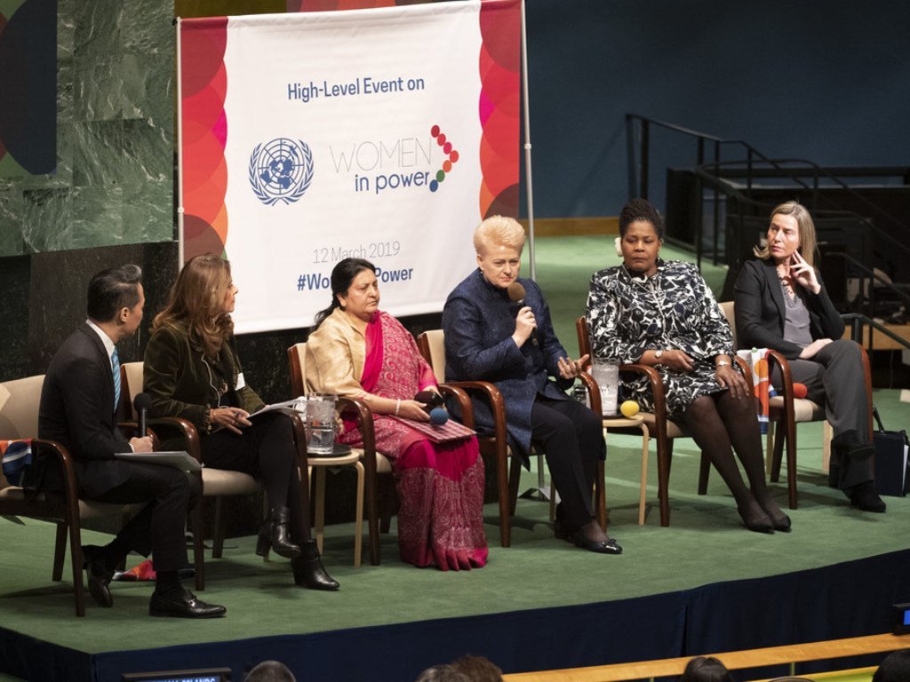 联合国纽约总部今天举行了“妇女当权”（Women In Power）的高级别活动。