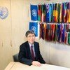 剑桥大学发展研究中心主任张夏准教授在参加联合国纽约总部举行的发展政策委员会小组讨论会期间接受联合国新闻专访。