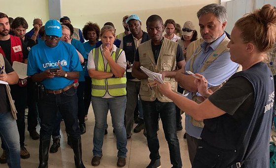  ONU e parceiros humanitários na linha de frente da ação pós-ciclone em Moçambique