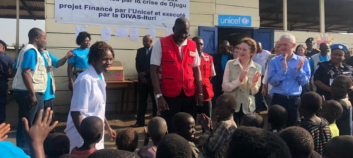 O subsecretário-geral para os Assuntos Humanitários, Mark Lowcock, e a diretora executiva do Fundo da ONU para a Infância, Unicef, Henrietta Fore, terminaram esta quinta-feira a visita à República Democrática do Congo, RD Congo.