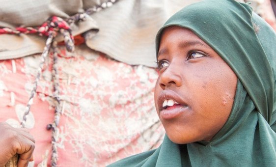Somali girl trekked for four days in search of water and grass for her family’s livestock. 