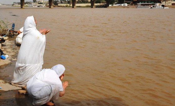 Baptism Ceremony at the Tigris River, under the framework of UNAMI’s Interfaith Dialogue initiative.