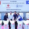 2017年6月，世界粮食计划署驻华代表屈四喜参加在上海举行的中国对索马里紧急粮援启动仪式。