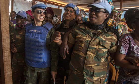 Serving in the UN Multidimensional Integrated Stabilization Mission in the Central African Republic (MINUSCA), Brazilian peacekeeper Lieutenant Commander Marcia Andrade Braga is the 2019 recipient of the UN Military Gender Advocate of the Year Award.