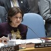 Rosemary DiCarlo, Under-Secretary-General for Political and Peacebuilding Affairs, briefs the Security Council on the situation in the Middle East (Syria).