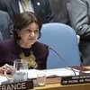 Заместитель Генсека ООН по политическим вопросам и вопросам миростроительства Розмари Дикарло выступила на заседании Совбеза по Сирии. 27 марта 2019 года.  