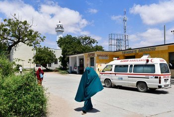 索马里首都摩加迪沙街景。
