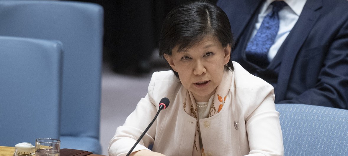 High Representative for Disarmament Affairs, Izumi Nakamitsu, speaking at the Security Council meeting on strengthening the Treaty on the Non-Proliferation of Nuclear Weapons.