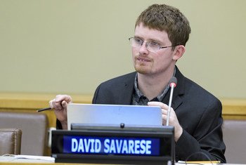 Дэвид Саварез в штаб-квартире ООН в Нью-Йорке