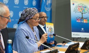 La vicesecretaria general, Amina Mohamed, presenta el Informe sobre el Financiamiento del Desarrollo Sostenible de 2019.