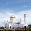 A view of Sultan Omar Ali Saifuddien Mosque in Bandar Seri Begawan, Brunei.