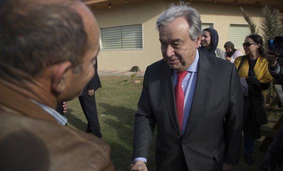 António Guterres na capital da Líbia, Tripoli