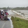 El río Mieze, horas después del paso del huracán Kenneth cerca de Pemba, Mozambique. 