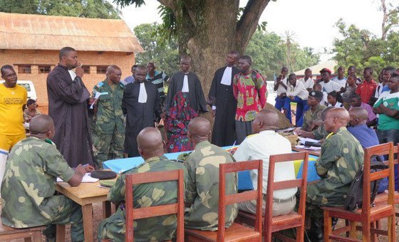 MONUSCO supports the mobile courts in Dungu, organized by the Haut-Uélé Garrison Military Auditorium. (October 2016)