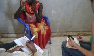 A South Sudanese rape victim narrates her ordeal at an undisclosed location near Bentiu town. (December 2018)