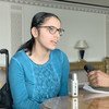 نوجين مصطفى، الكاتبة السورية من أصل كردي، مؤلفة كتاب "فتاة من حلب"، تتحدث مع أخبار الأمم المتحدة عن أوضاع ذوي الإعاقة في ظل الصراع السوري.