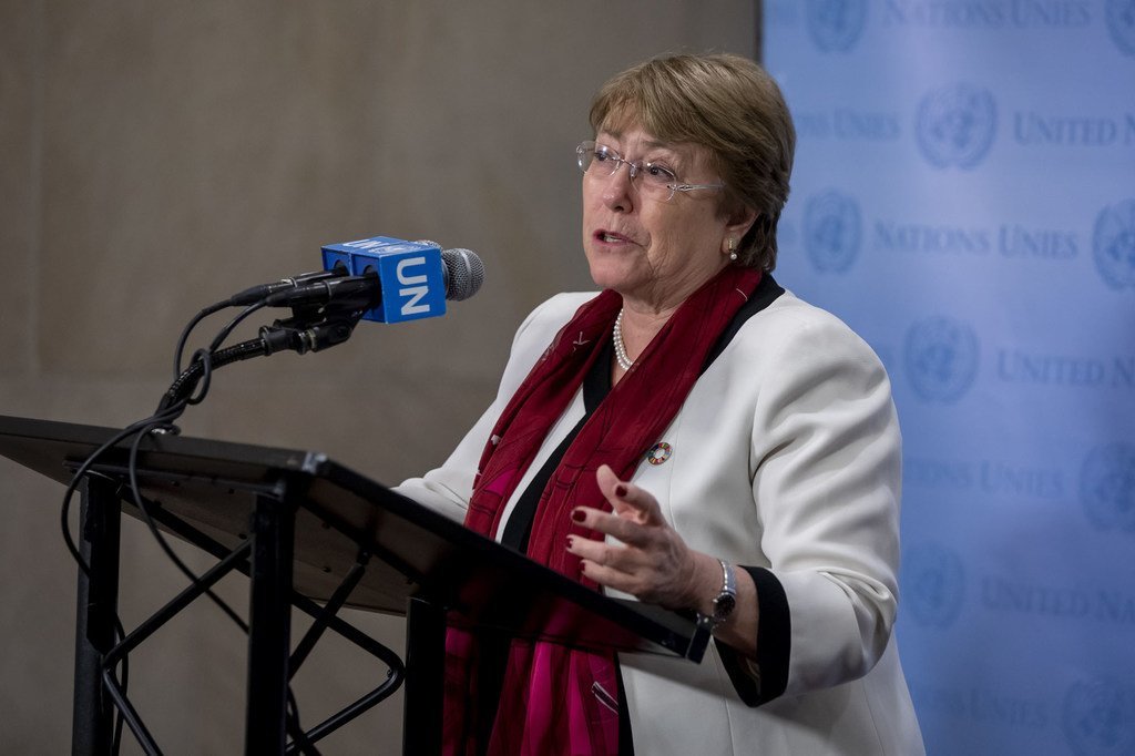 United Nations High Commissioner for Human Rights Michelle Bachelet (file).