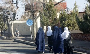 Civilians in Gardez city, Paktia Province, Afghanistan. 
