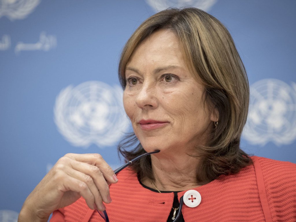 Olga Algayerova, Secrétaire exécutive de la Commission économique des Nations Unies pour l'Europe (UNECE).