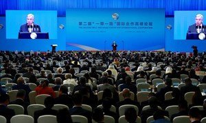 UN Secretary General António Guterres delivered remarks at the opening of Belt and Road Forum for International Cooperation in Beijing China