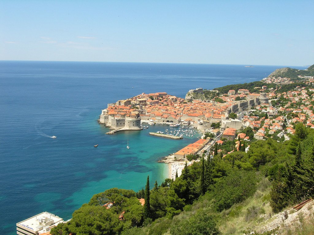La Vieille ville de Dubrovnik (Croatie).