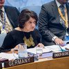 Rosemary DiCarlo, Under-Secretary-General for Political and Peacebuilding Affairs, briefs the Security Council on the situation in the Middle East. 29 April, 2019. 