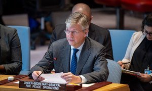 Jean-Pierre Lacroix, Under-Secretary-General for the Department of Peace Operations, briefs the Security Council.
