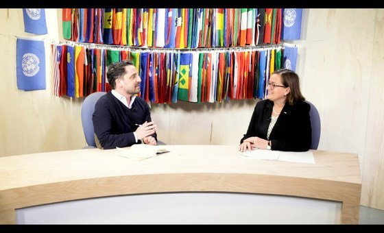 Secretária de Estado Assuntos Europeus de Portugal, Ana Paula Zacarias, em entrevista à ONU News