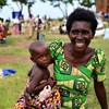 Julienne Irankunda, mkimbizi wa ndani katika kambi ya Gitaza nchini Burundi.