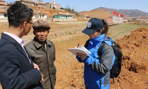 An FAO and WFP assessment team visited Unpa County, North Hwanghae Province, in the  Democratic People’s Republic of Korea in April 2019.